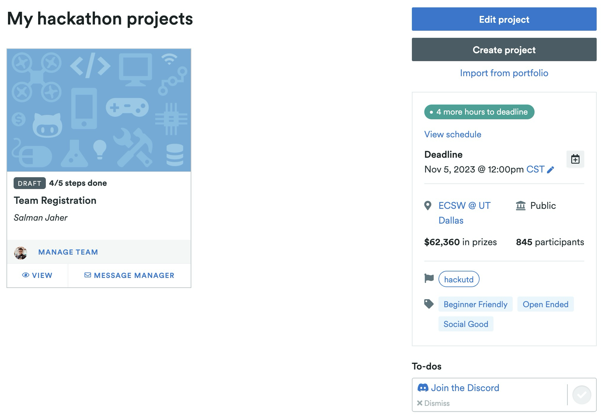 My Hackathon Projects
